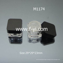 Hot Sale Square Mini Loose Jar